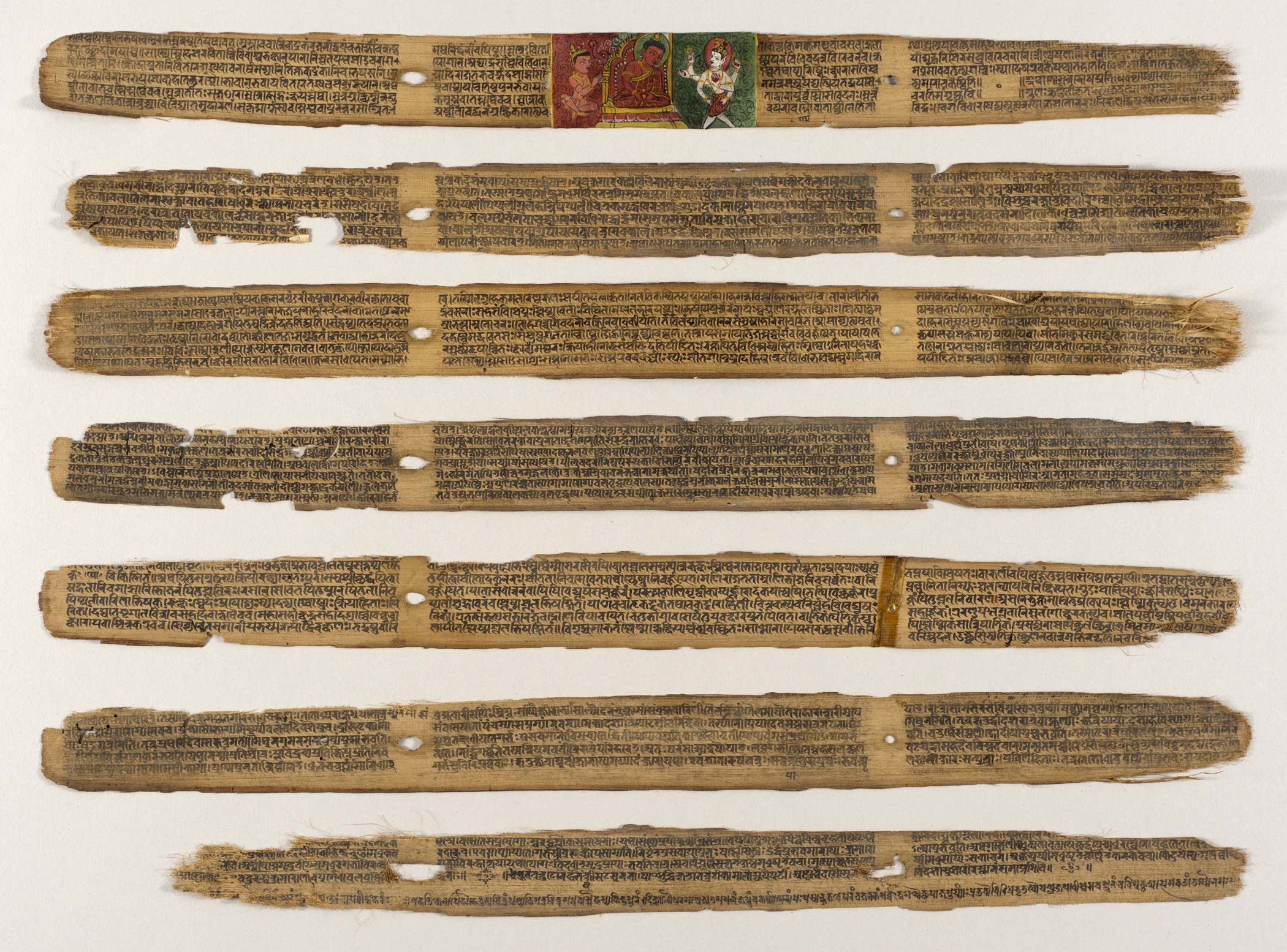 Manoscritto Sushruta Samhita Originale